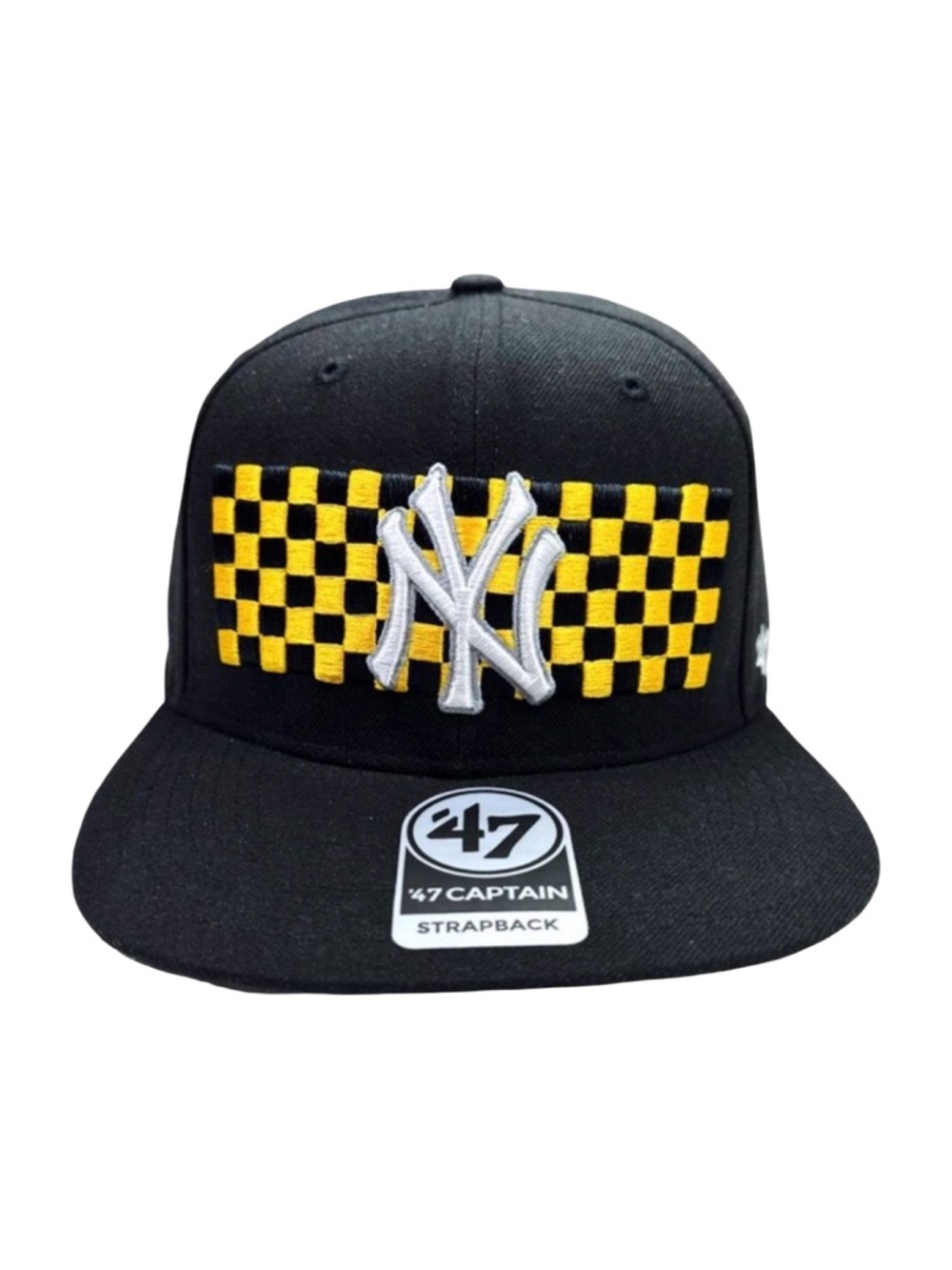 47 Brand Captain SnapBack - New York Yankees Flat Bill Hat - OS